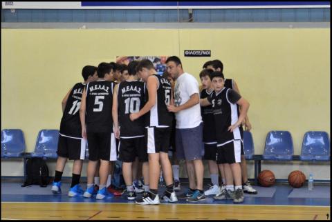 Α ΦΑΣΗ Β ΚΑΤΗΓΟΡΙΑΣ ΠΑΙΔΩΝ 2014-15, 3η Αγωνιστική, Μ.Ε.Λ.Α.Σ. Ο ΑΓ. ΕΛΕΥΘΕΡΙΟΣ (33) - (52) Α.Σ. ΔΙΑΓΟΡΑΣ ΔΡΥΟΠΙΔΕΩΝ