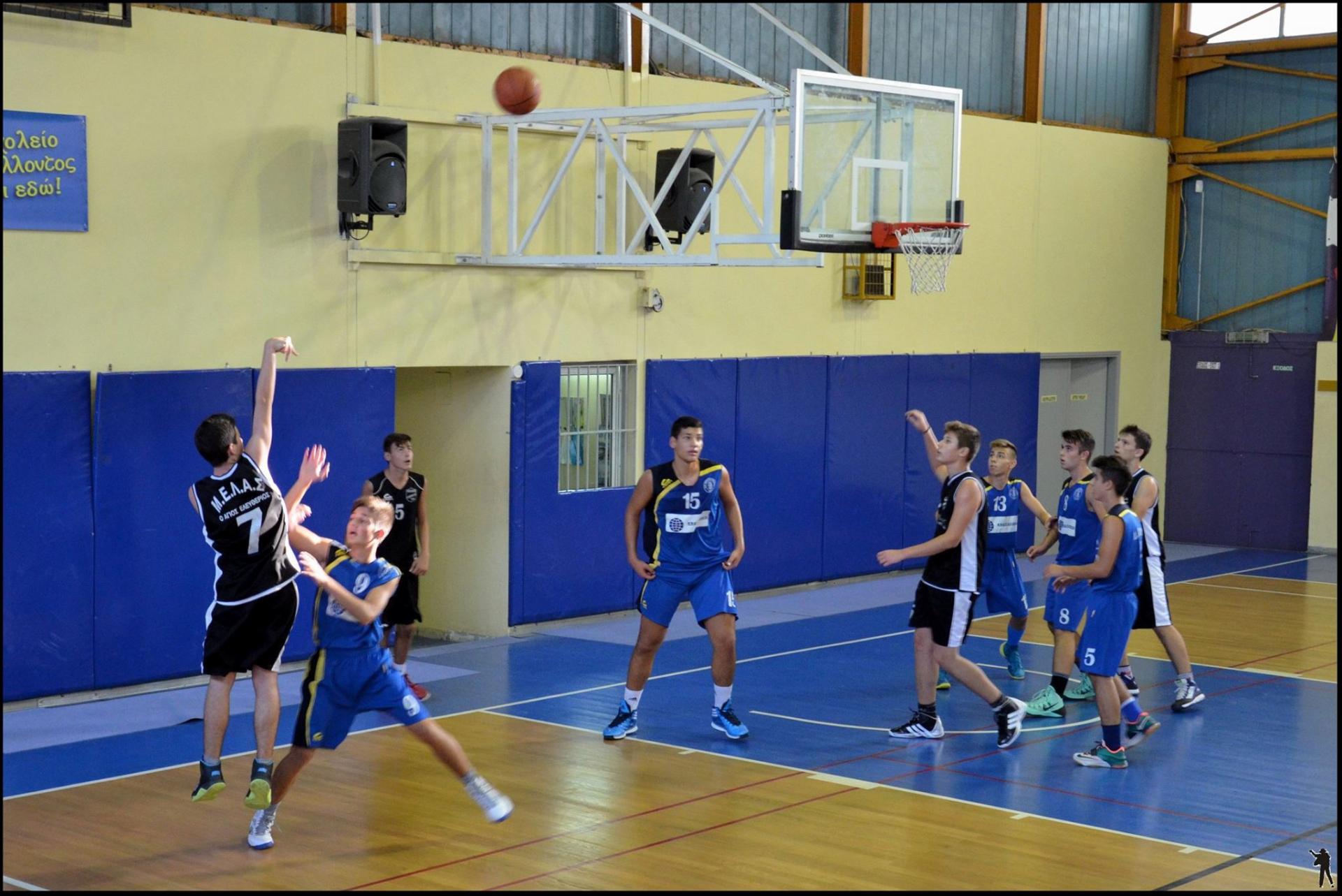 Α ΦΑΣΗ Β ΚΑΤΗΓΟΡΙΑΣ ΠΑΙΔΩΝ 2014-15, 2η Αγωνιστική, Α.Ο.Ν. ΠΑΛΑΤΙΑΝΗΣ (35) - (27) Μ.Ε.Λ.Α.Σ. Ο ΑΓ. ΕΛΕΥΘΕΡΙΟΣ