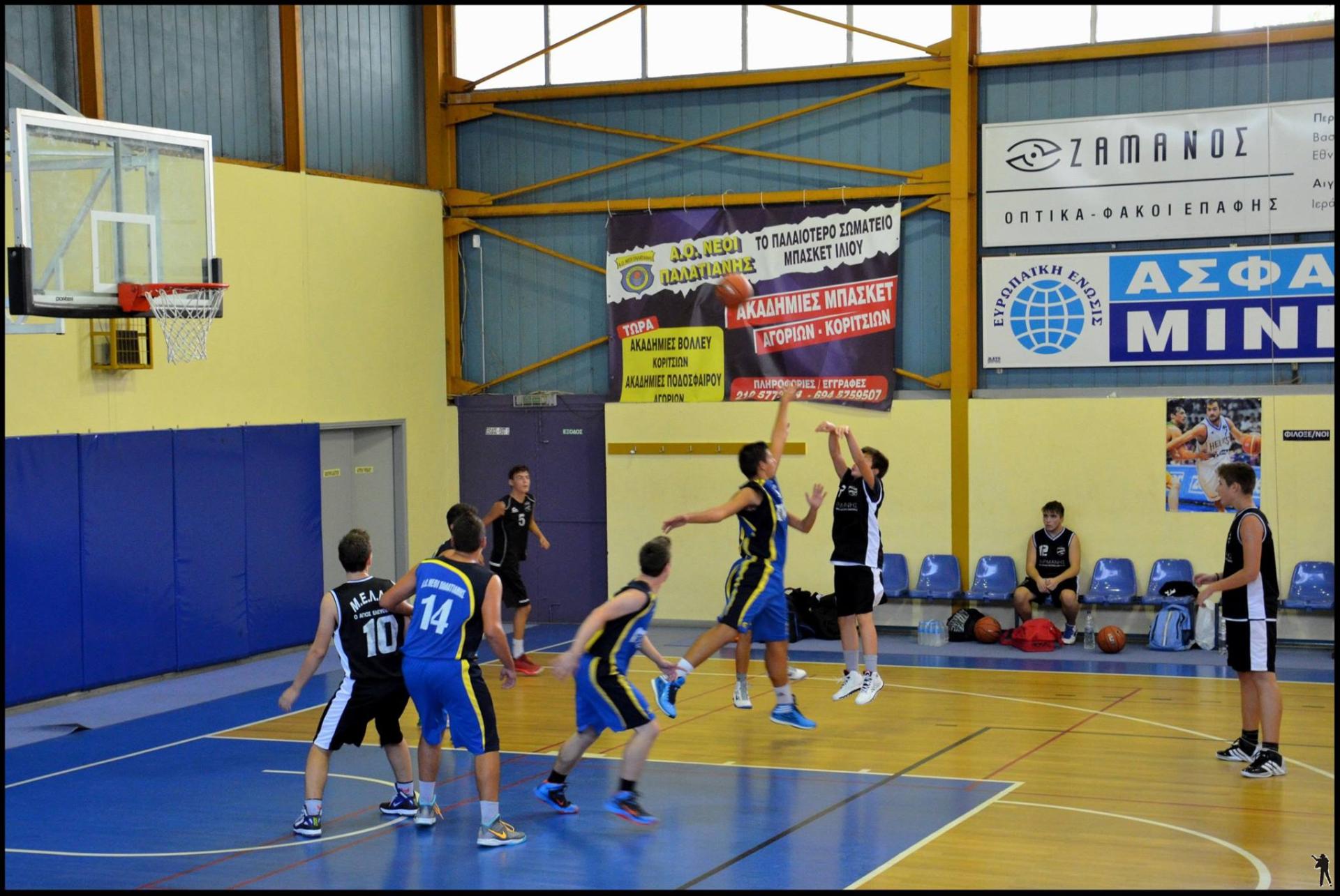 Α ΦΑΣΗ Β ΚΑΤΗΓΟΡΙΑΣ ΠΑΙΔΩΝ 2014-15, 2η Αγωνιστική, Α.Ο.Ν. ΠΑΛΑΤΙΑΝΗΣ (35) - (27) Μ.Ε.Λ.Α.Σ. Ο ΑΓ. ΕΛΕΥΘΕΡΙΟΣ