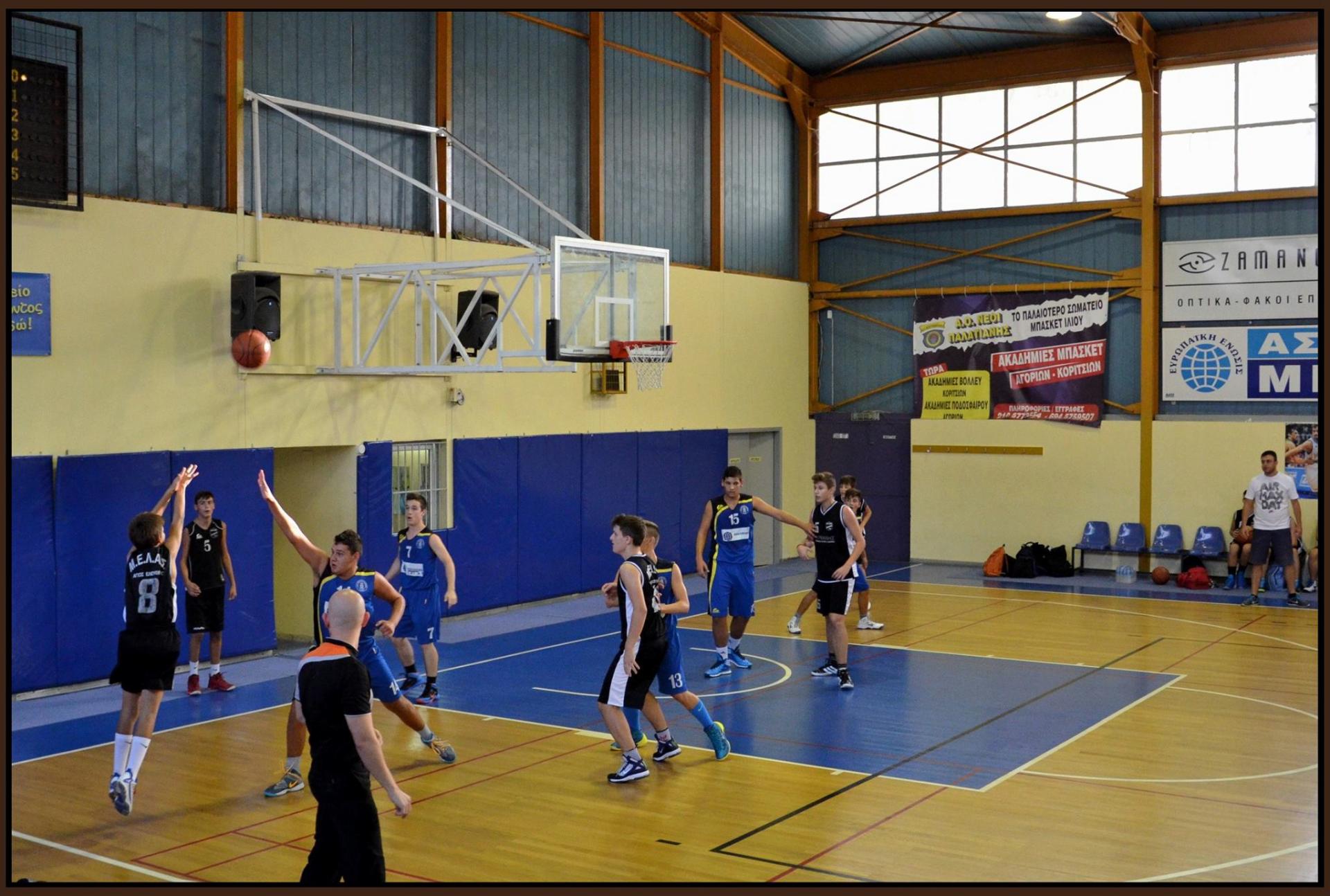 Α ΦΑΣΗ Β ΚΑΤΗΓΟΡΙΑΣ ΠΑΙΔΩΝ 2014-15, 2η Αγωνιστική, Α.Ο.Ν. ΠΑΛΑΤΙΑΝΗΣ (35) - (27) Μ.Ε.Λ.Α.Σ. Ο ΑΓ. ΕΛΕΥΘΕΡΙΟΣ