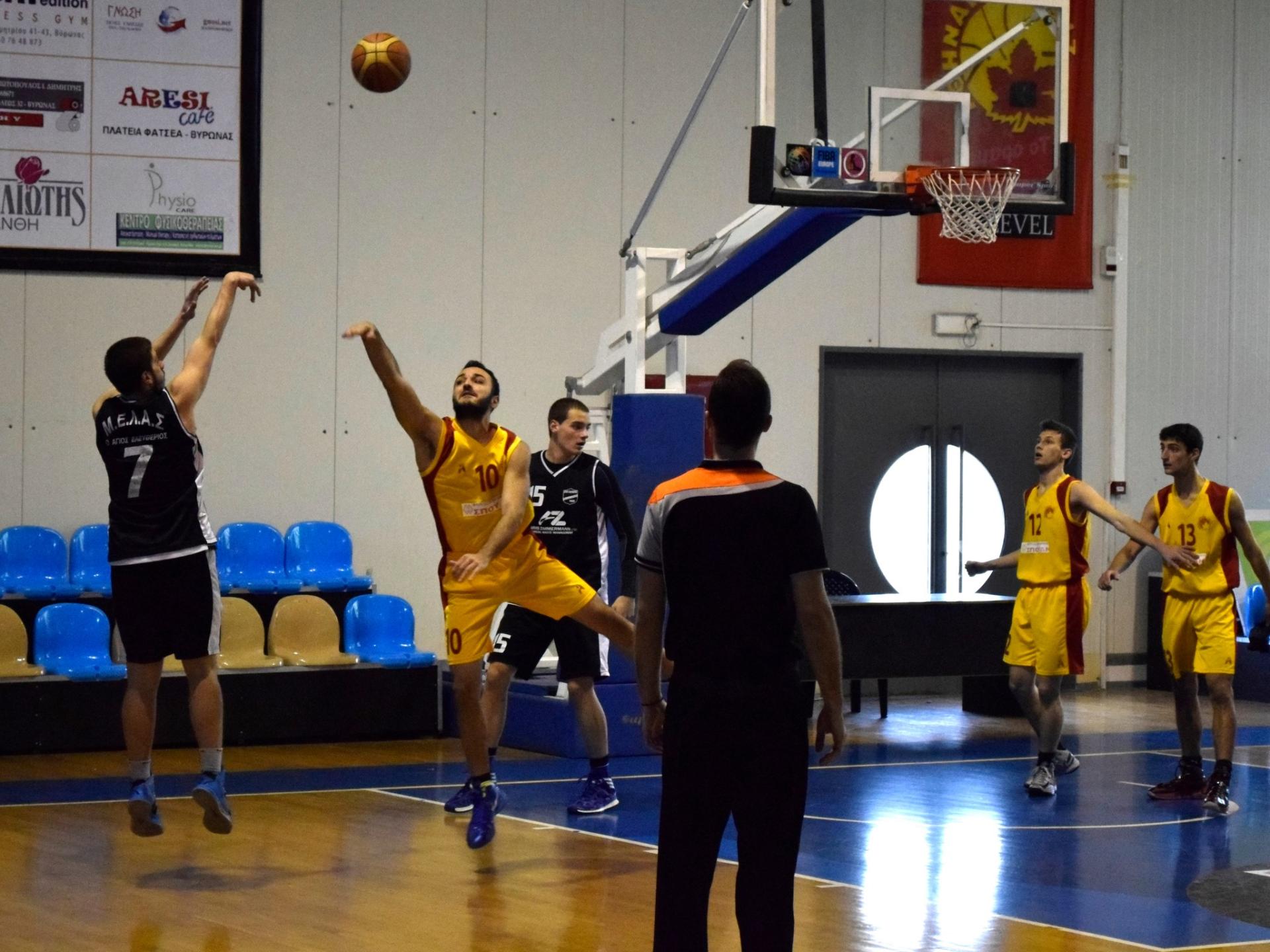 Α ΦΑΣΗ Β ΚΑΤΗΓΟΡΙΑΣ ΕΦΗΒΩΝ 2013-14, 12η Αγωνιστική, ΑΘΗΝΑΪΚΟΣ Α.Σ. (51) - (56) Μ.Ε.Λ.Α.Σ. Ο ΑΓ. ΕΛΕΥΘΕΡΙΟΣ