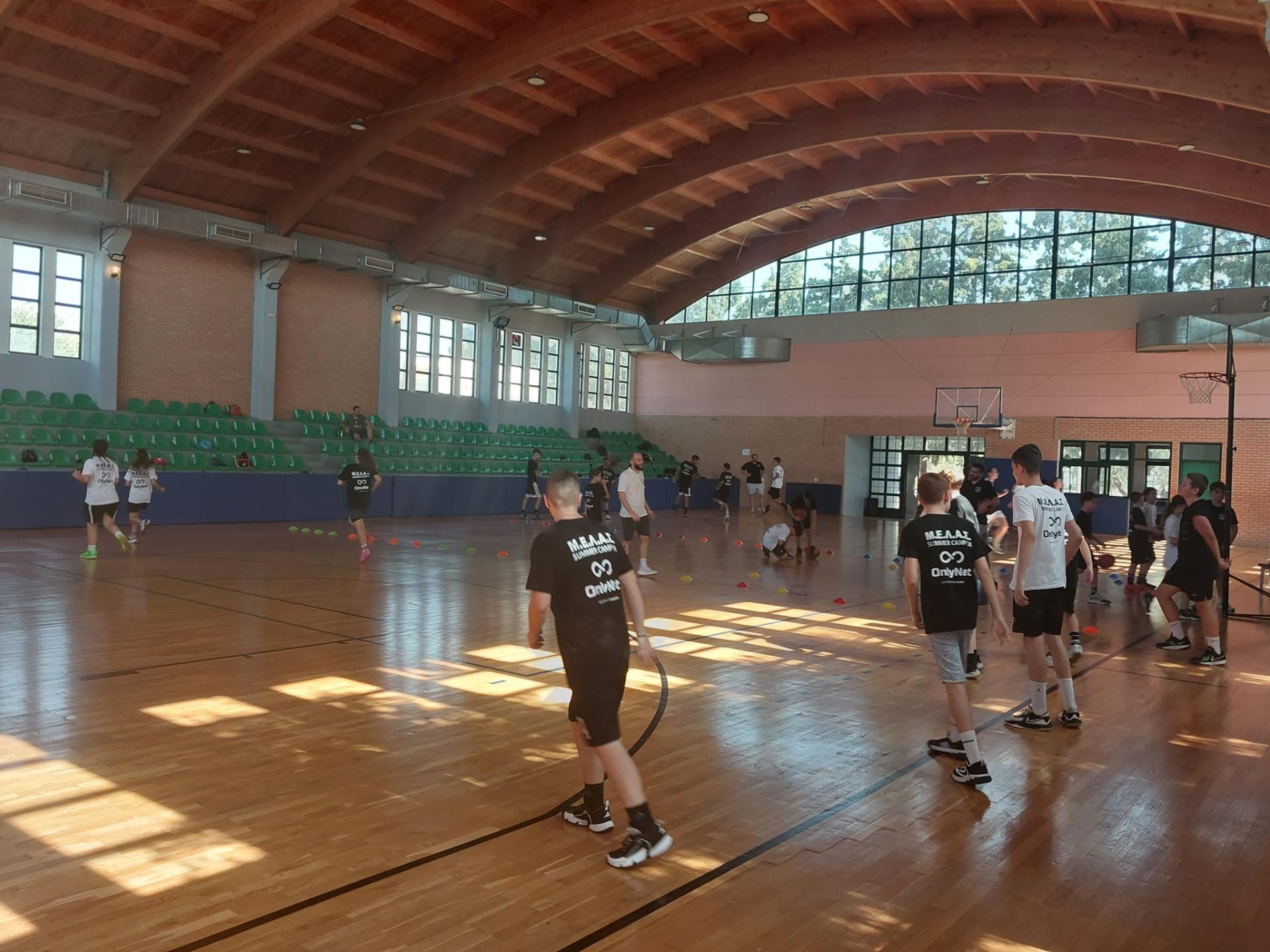 Μ.Ε.Λ.Α.Σ. SUMMER BASKETBALL CAMP για Αγόρια & Κορίτσια 1η + 2η μέρα