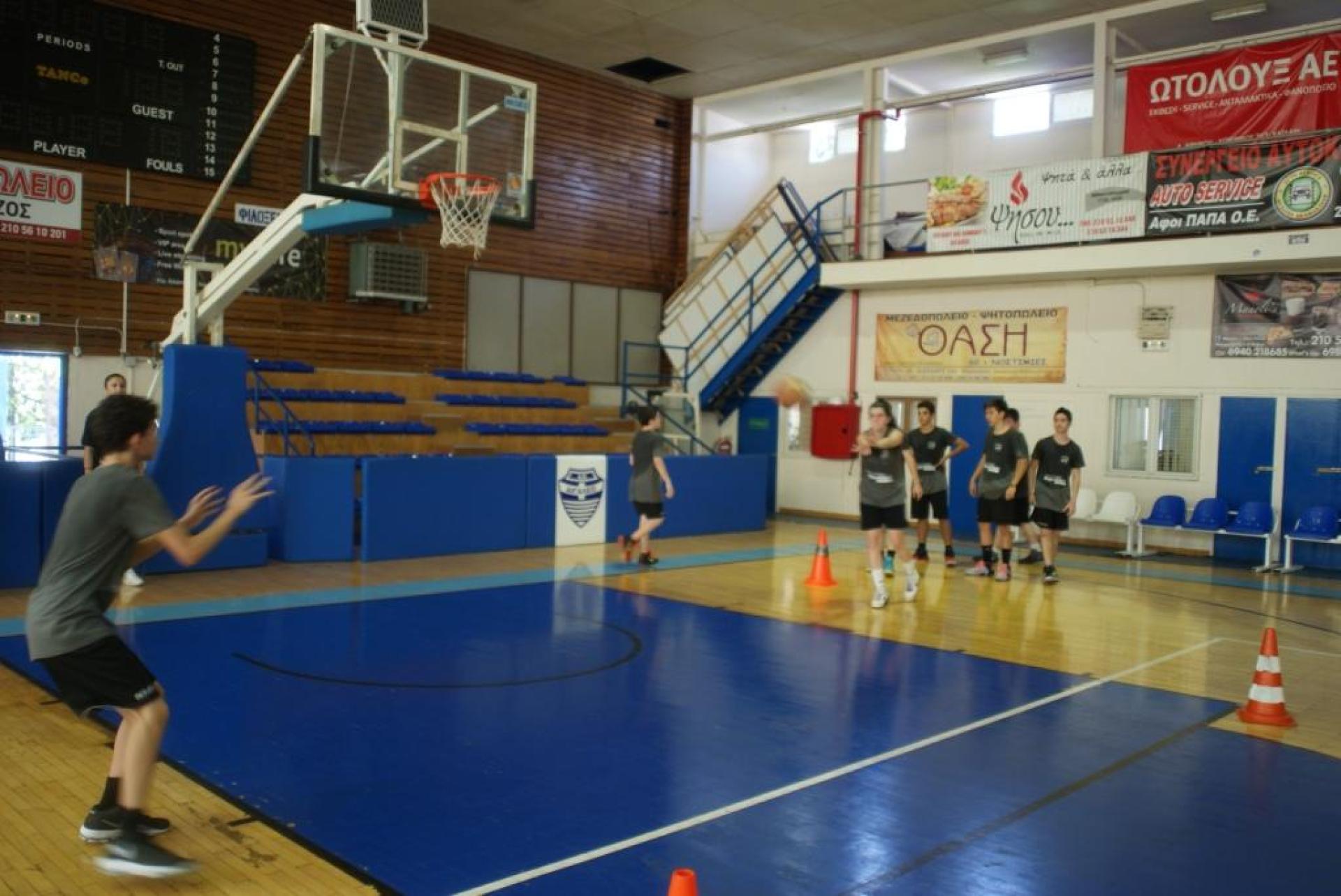 1ο Basketball Summercamp ΜΕΛΑΣ, εκμάθηση βασικών δεξιοτήτων