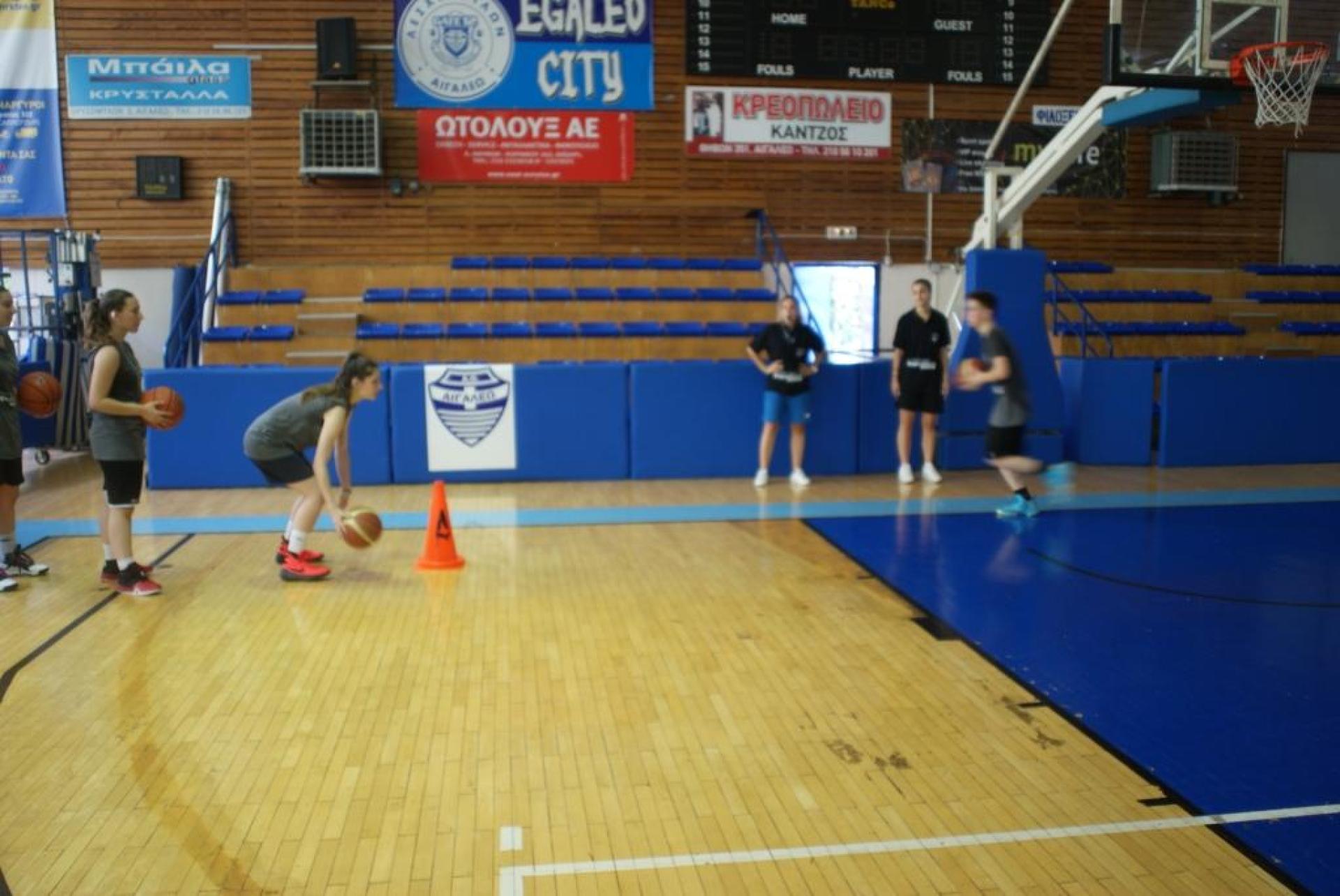 1ο Basketball Summercamp ΜΕΛΑΣ, εκμάθηση βασικών δεξιοτήτων