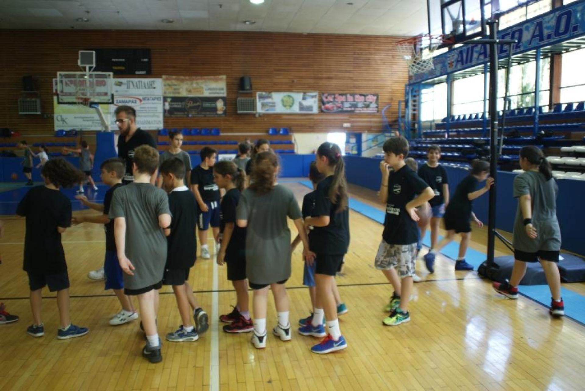 1ο Basketball Summercamp ΜΕΛΑΣ, εκμάθηση βασικών δεξιοτήτων