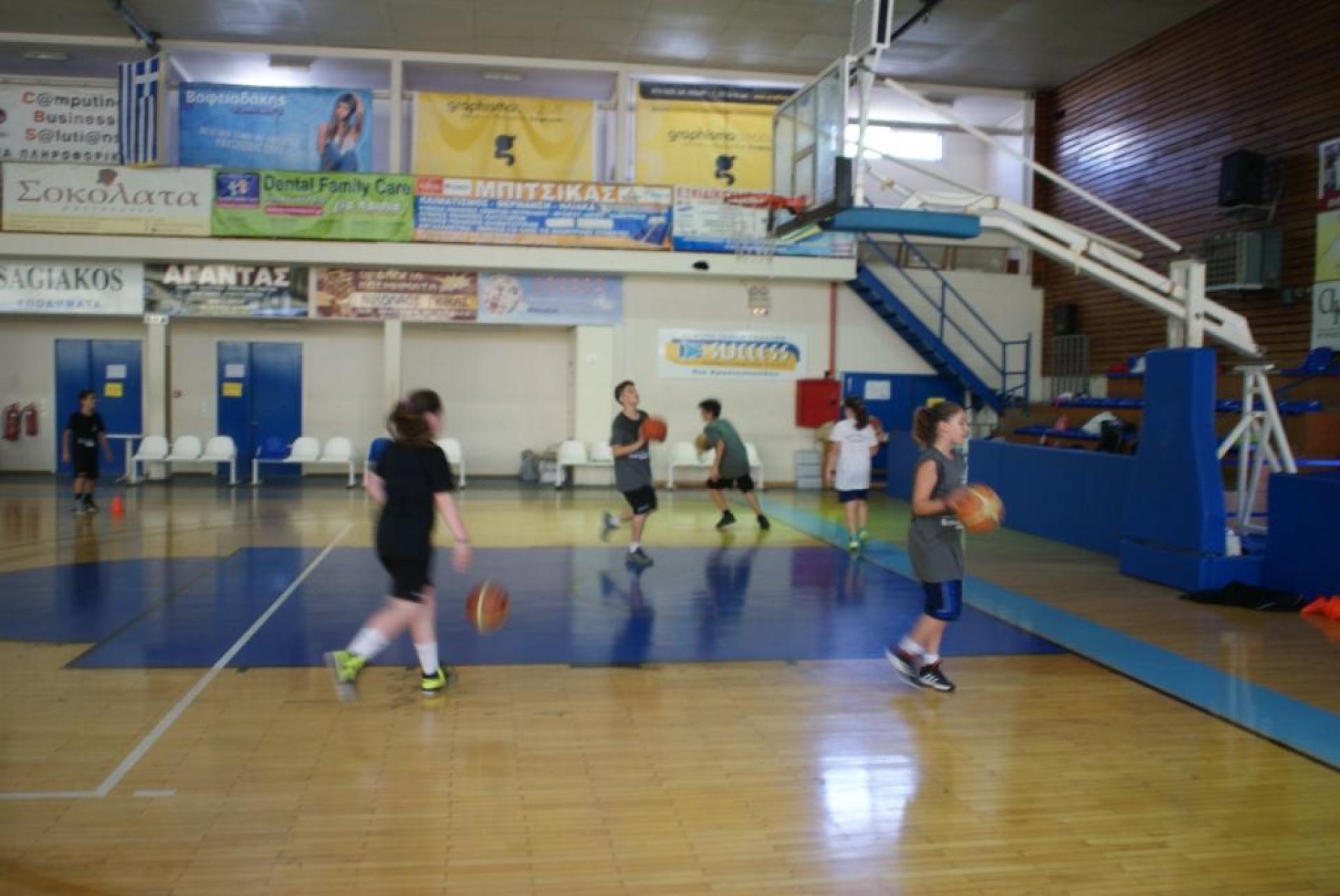 1ο Basketball Summercamp ΜΕΛΑΣ, εκμάθηση βασικών δεξιοτήτων