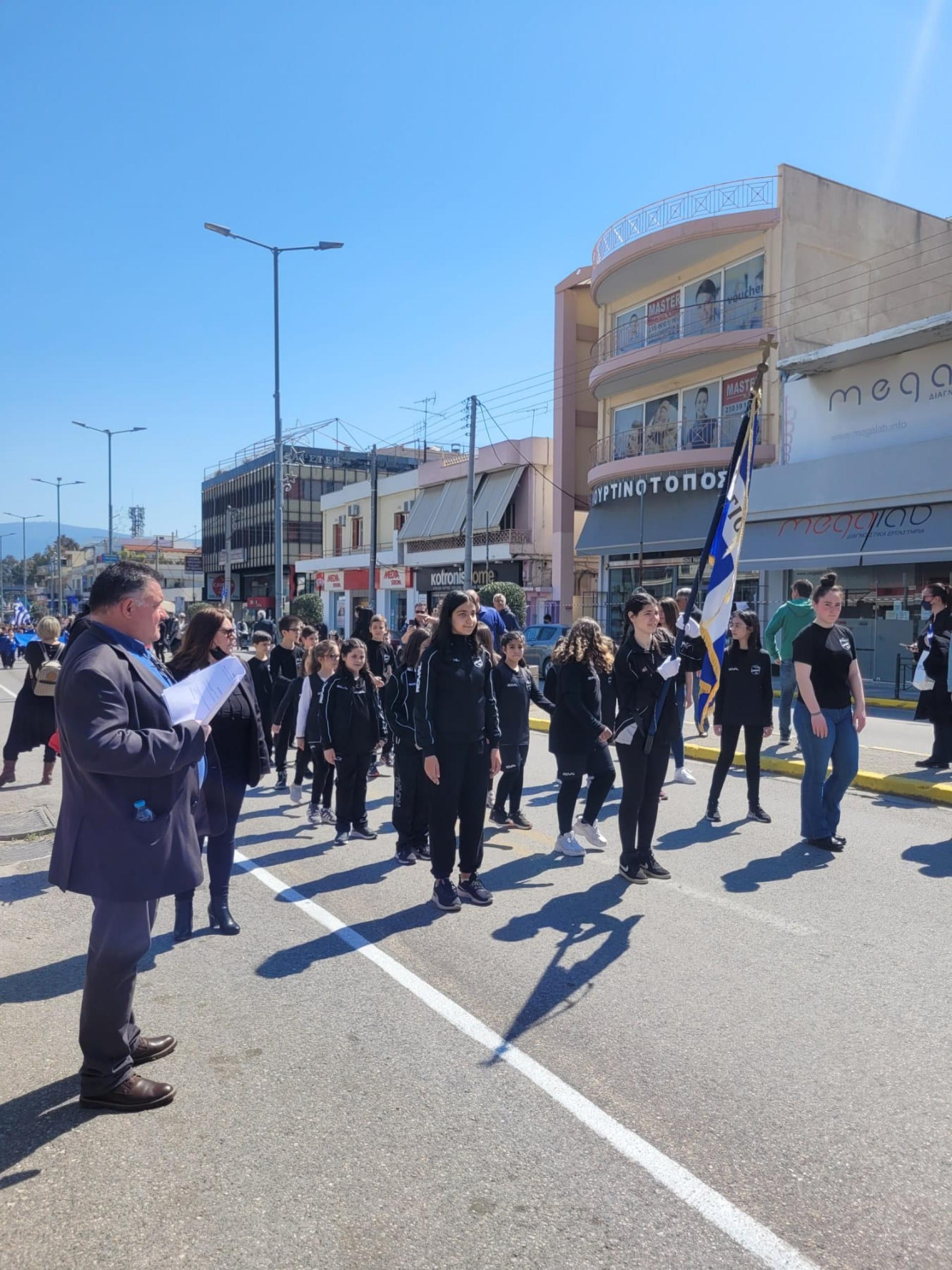Αιγάλεω, Παρέλαση 25ης Μαρτίου 2022*** ΜΕΛΑΣ ο Άγιος Ελευθέριος***