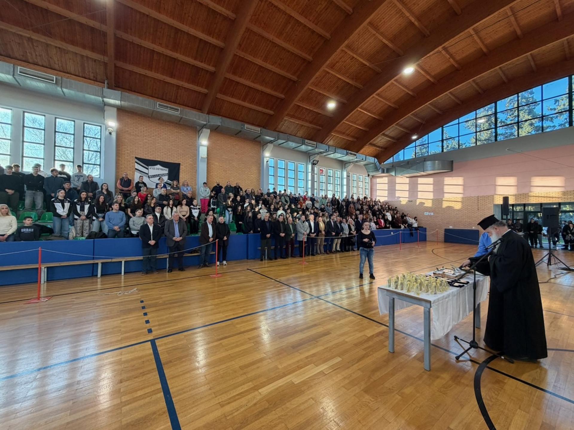 Κοπή Πρωτοχρονιάτικης Πίτας 2026 του Συλλόγου Μ.Ε.Λ.Α.Σ. ο Άγιος Ελευθέριος - Πάτερ Γεώργιος Φειδόπουλος Φωτογραφία 03